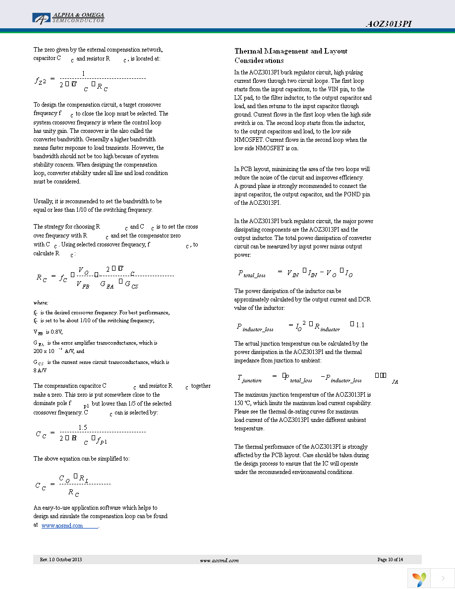 AOZ3013PI Page 10