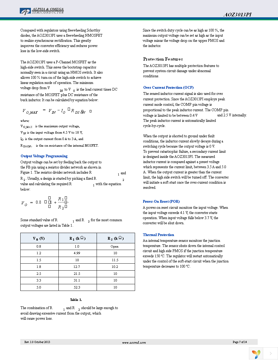 AOZ3013PI Page 7