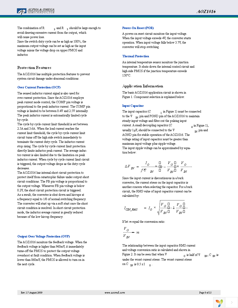 AOZ1016AIL Page 8