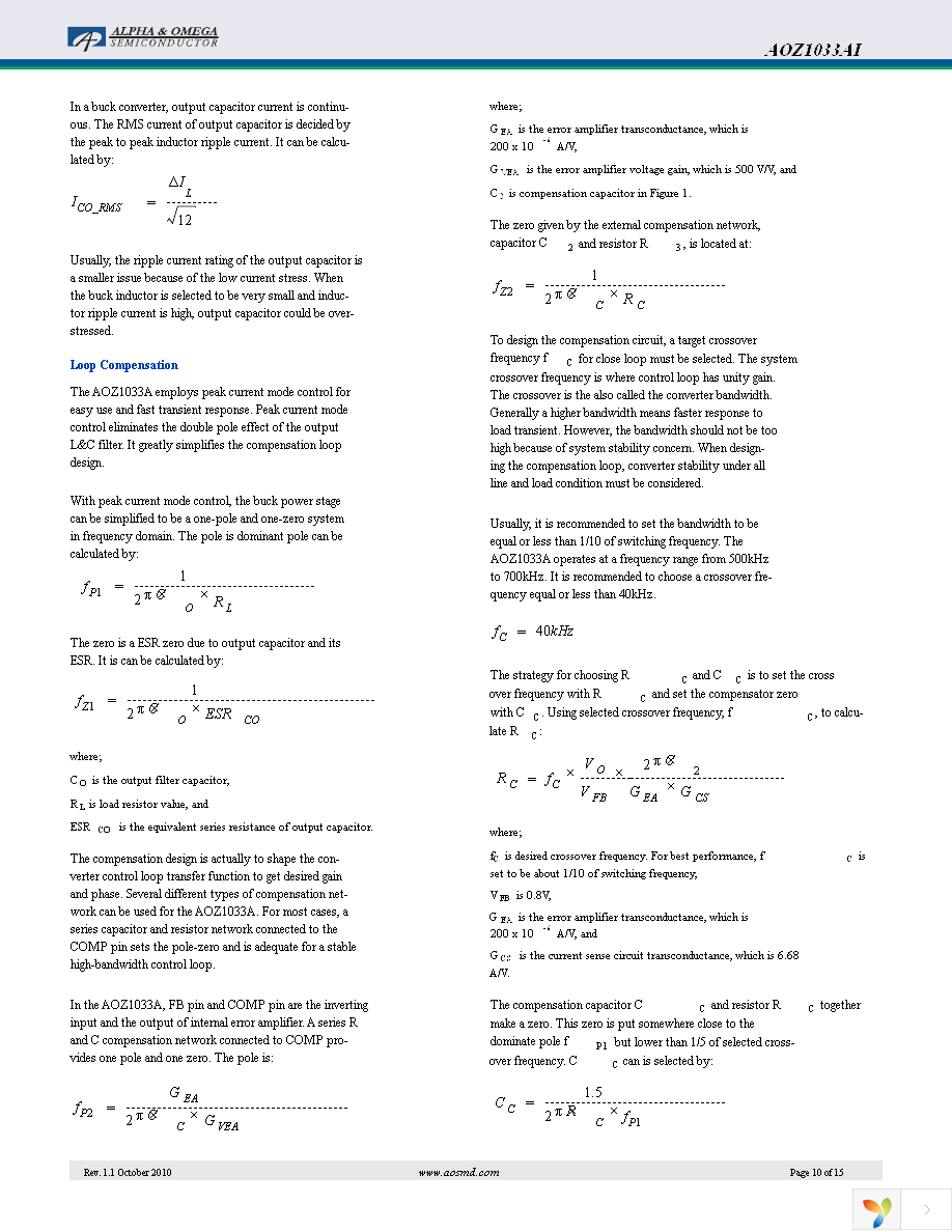 AOZ1033AI Page 10