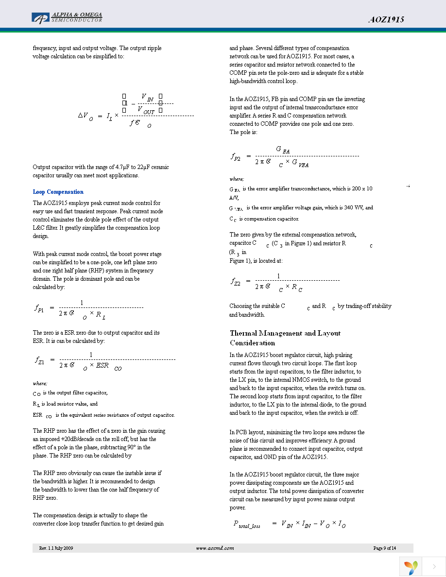 AOZ1915DI Page 9