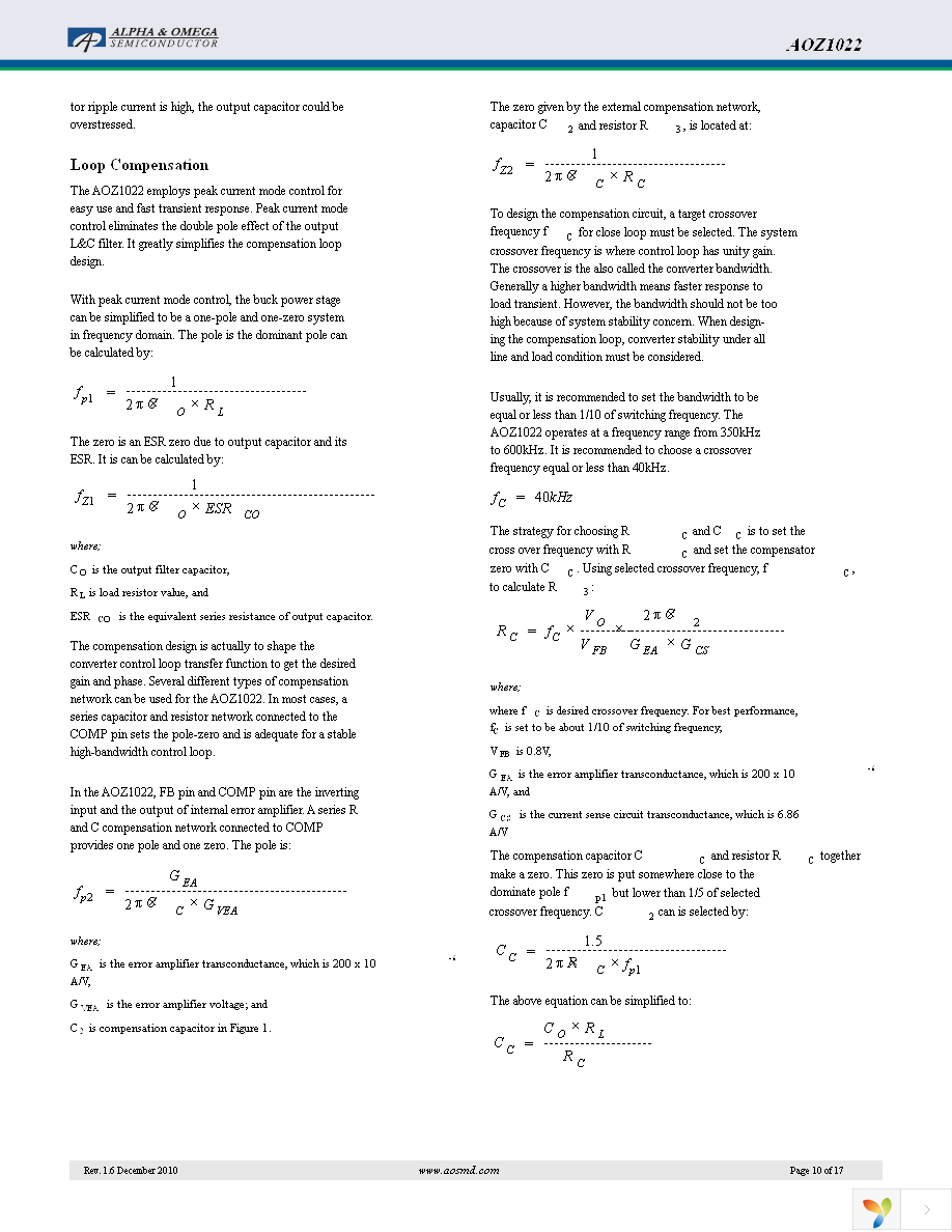 AOZ1022PI Page 10