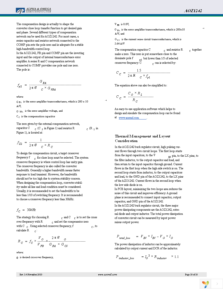 AOZ1242DI Page 10