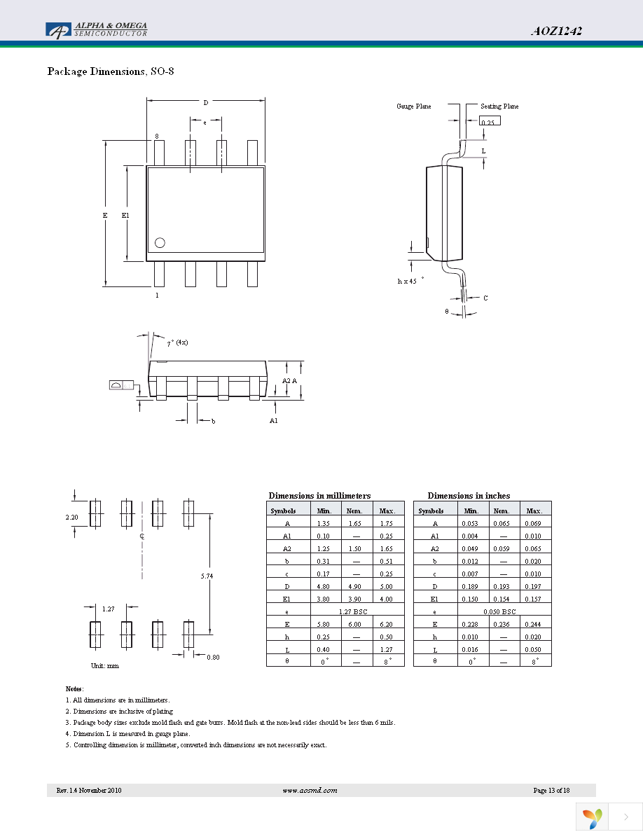 AOZ1242DI Page 13