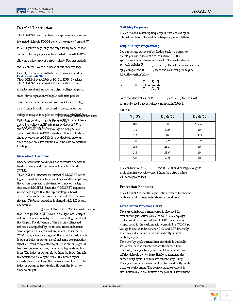 AOZ1242DI Page 7