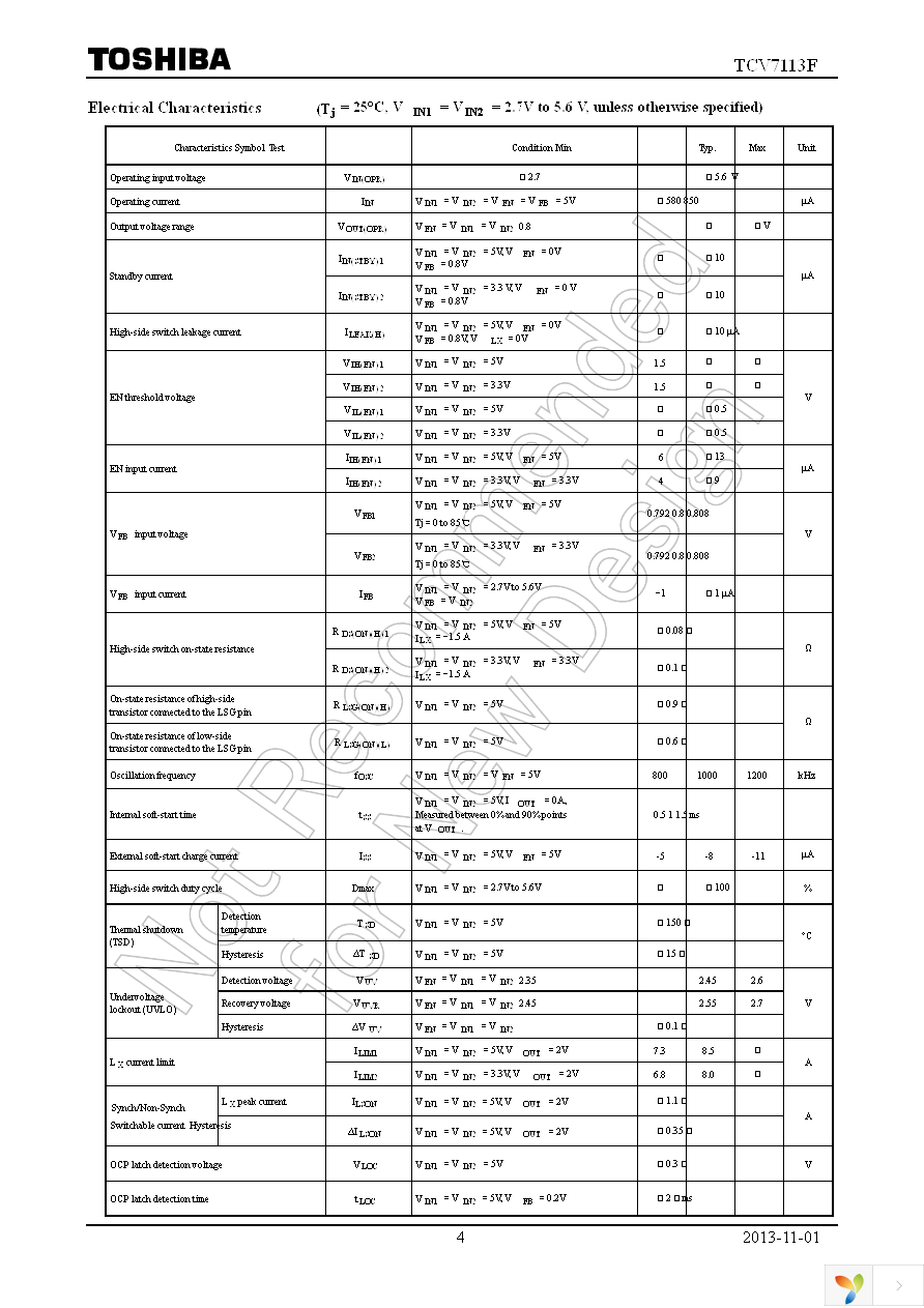 TCV7113F(TE12L,Q) Page 4