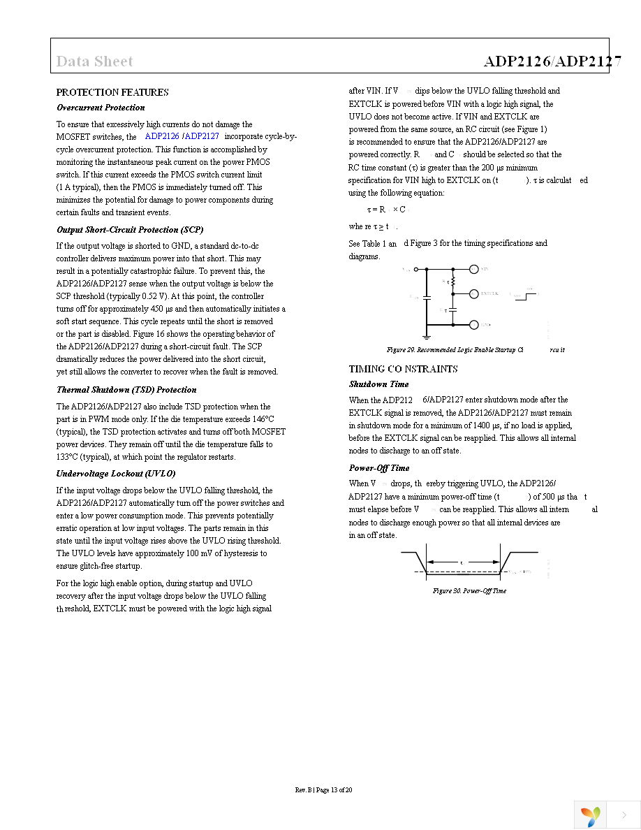 ADP2126ACDZ-1.20R7 Page 13