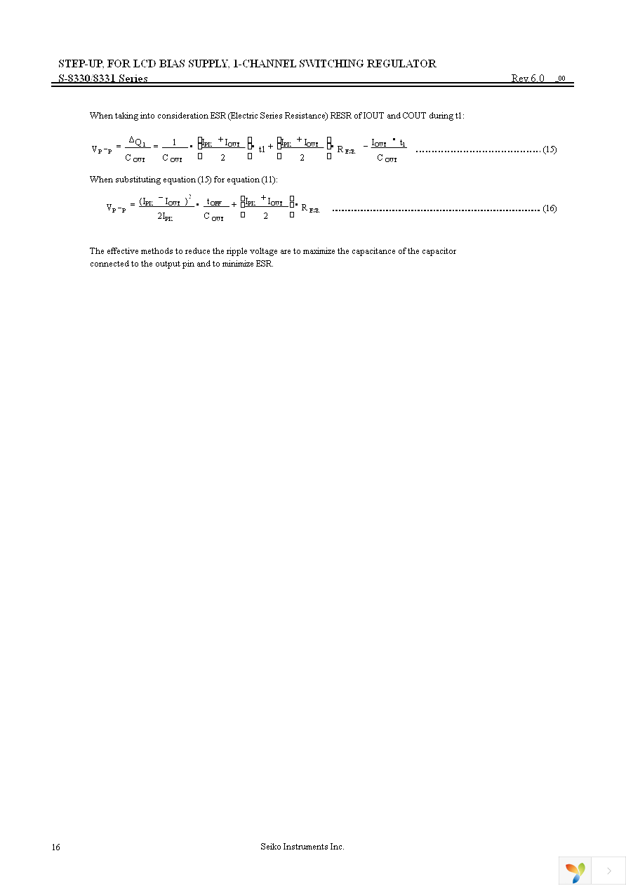 S-8330B20FS-T2-G Page 16