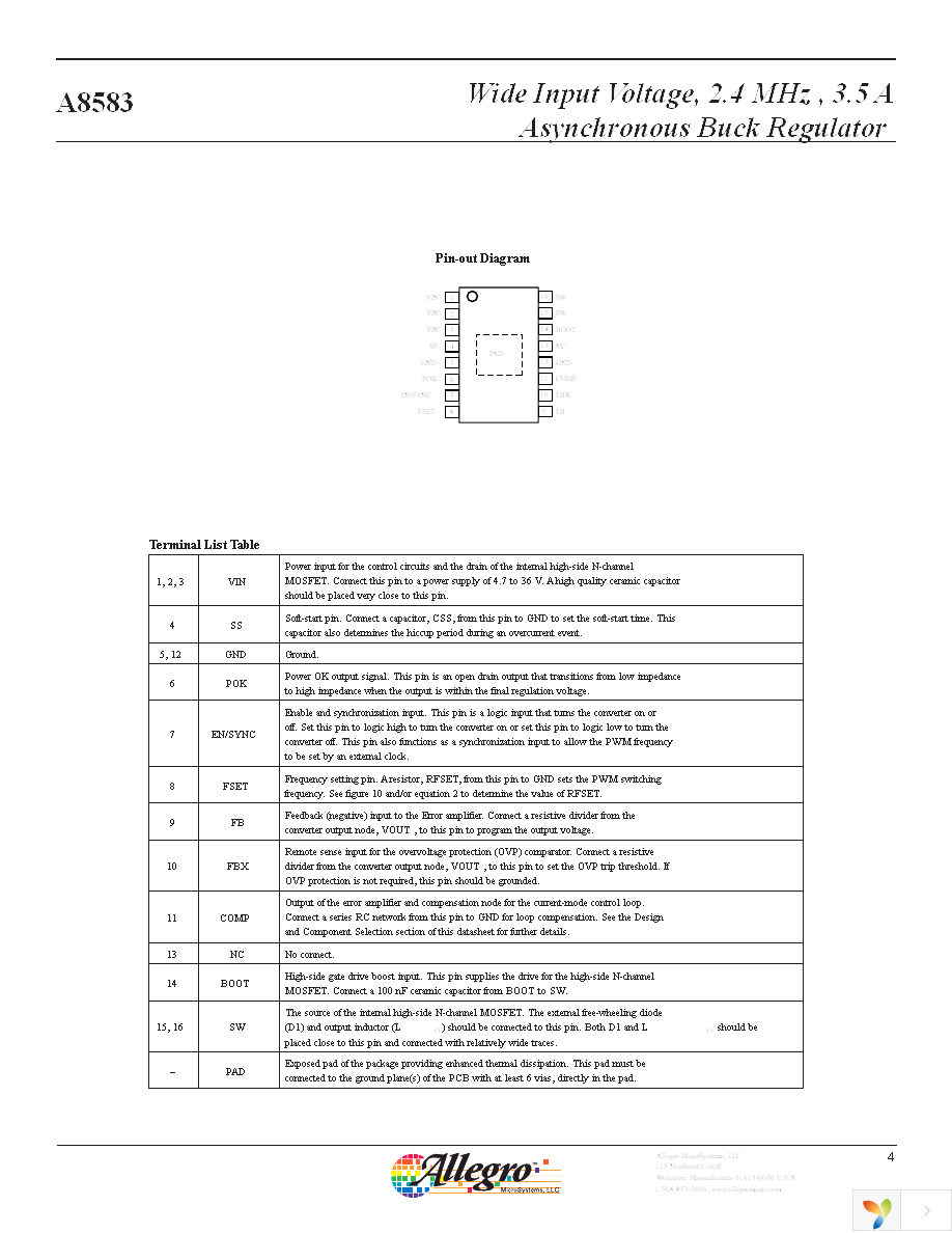 A8583KLPTR-T Page 4