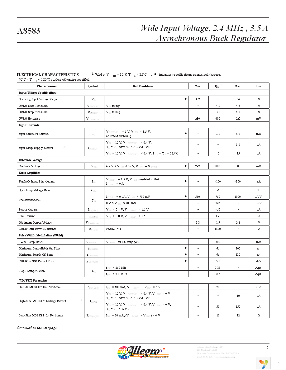 A8583KLPTR-T Page 5