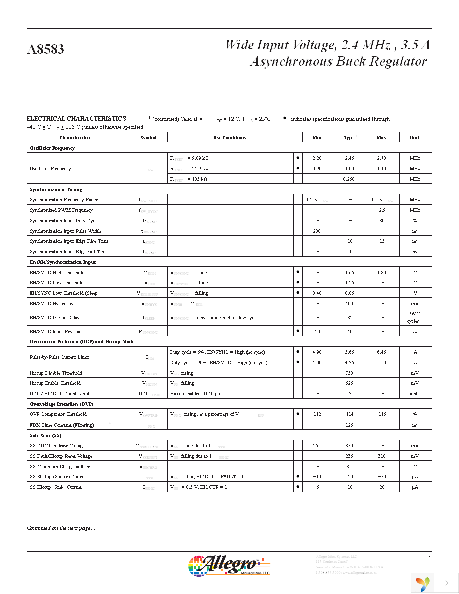 A8583KLPTR-T Page 6