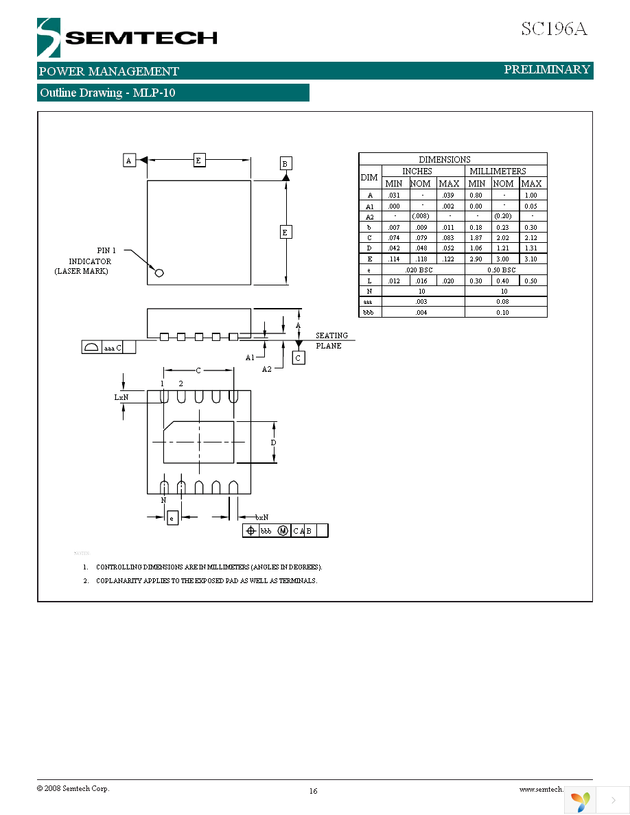 SC196AMLTRT Page 16