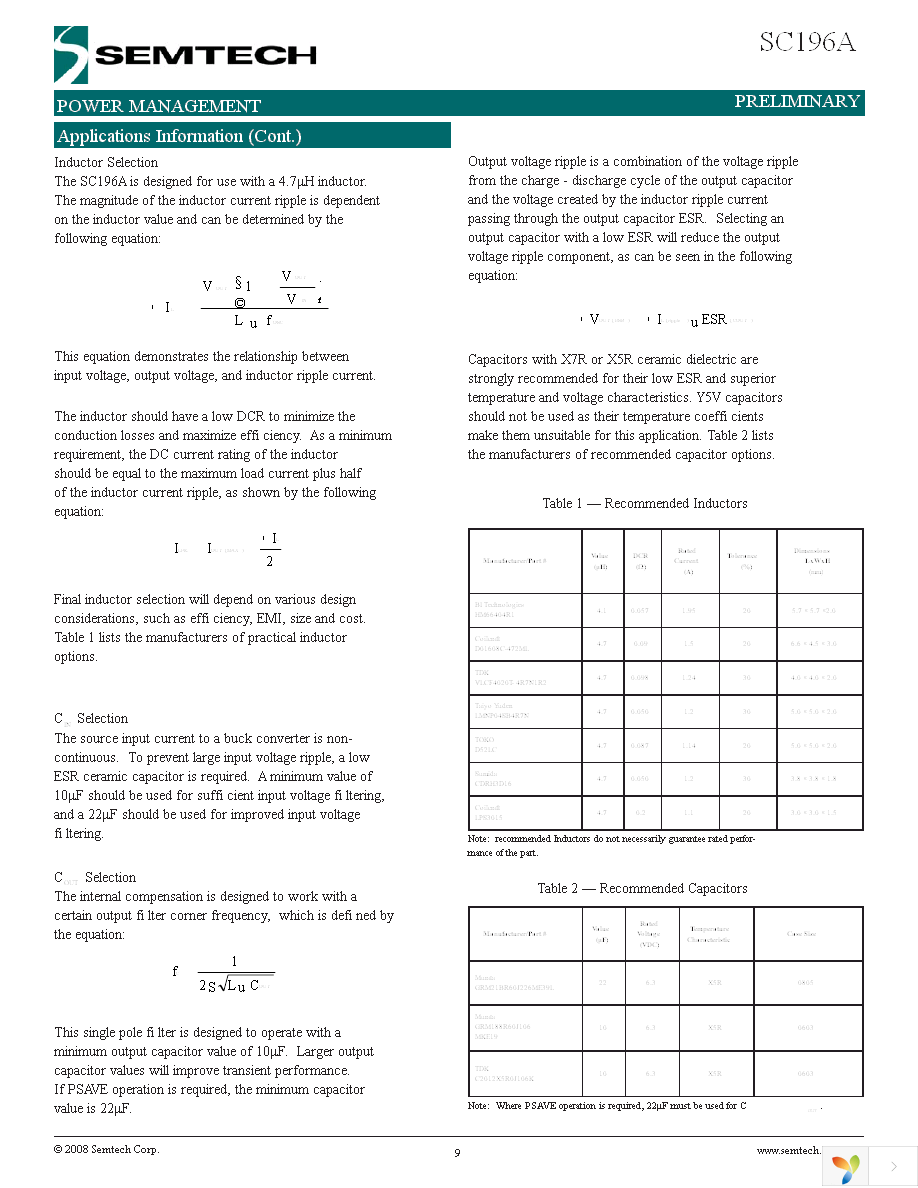 SC196AMLTRT Page 9