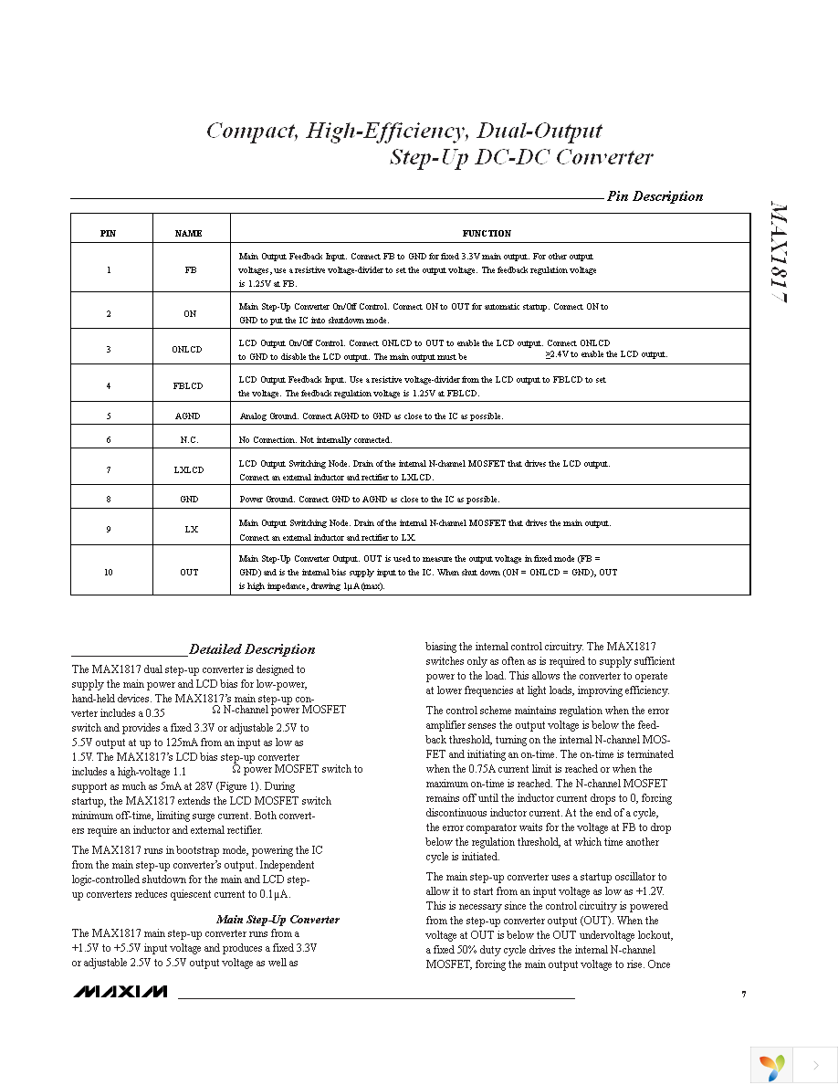 MAX1817EUB+T Page 7