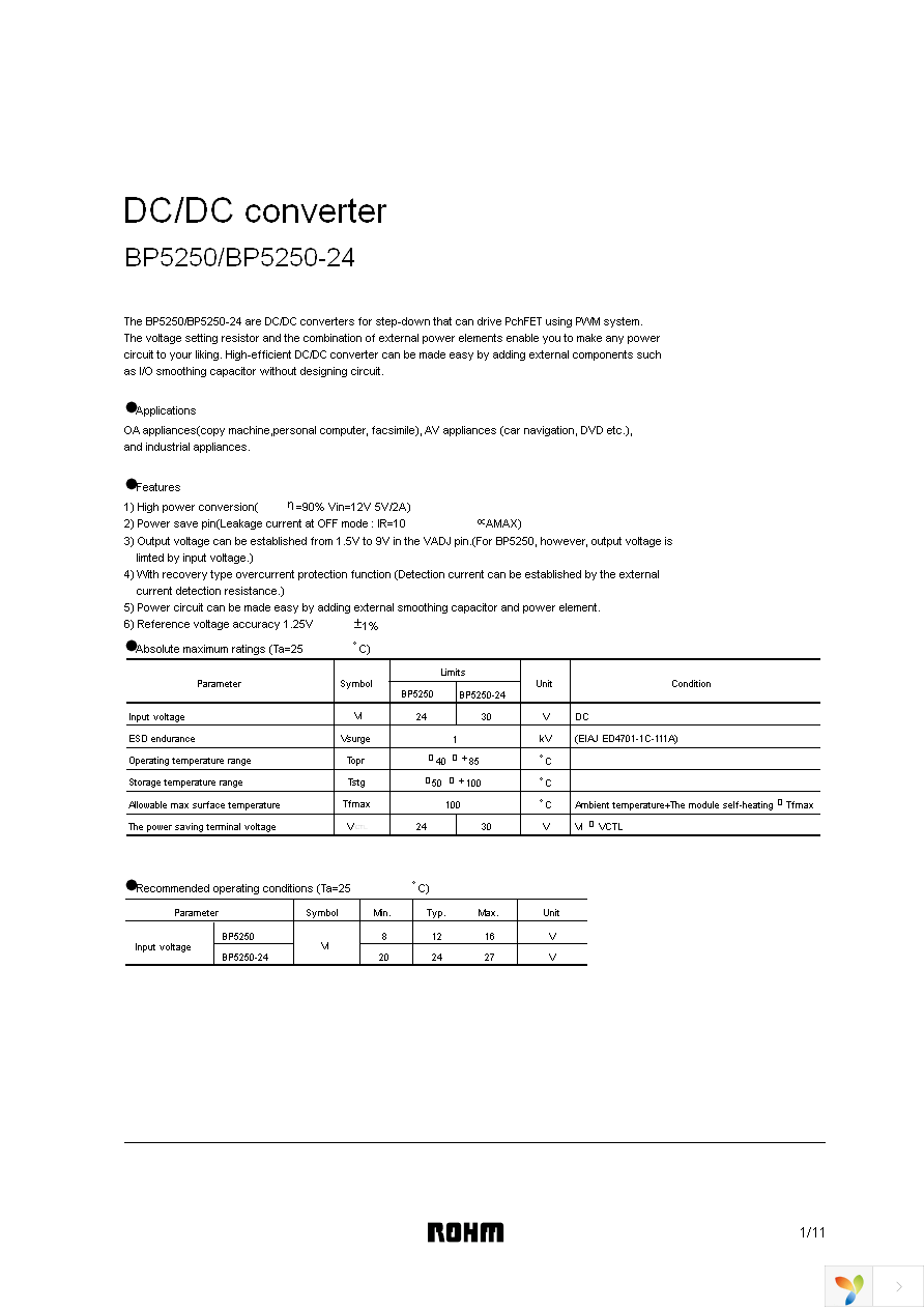 BP5250-24 Page 1