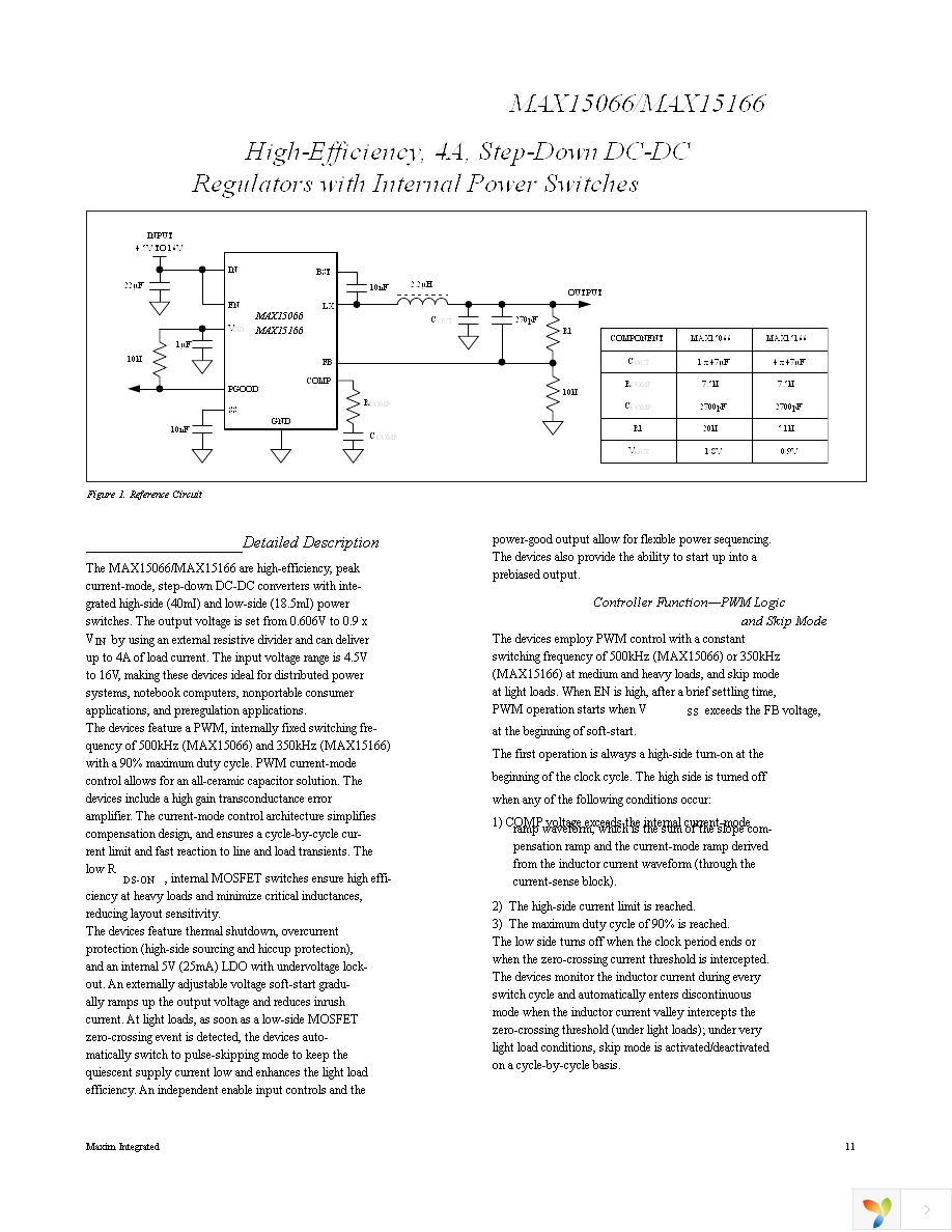 MAX15166EWE+T Page 11