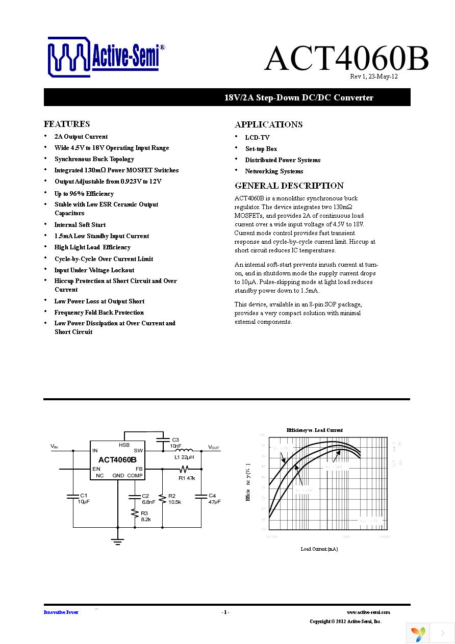 ACT4060BSH-T Page 1