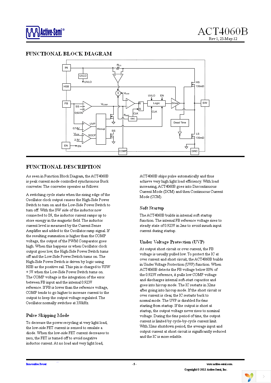 ACT4060BSH-T Page 5