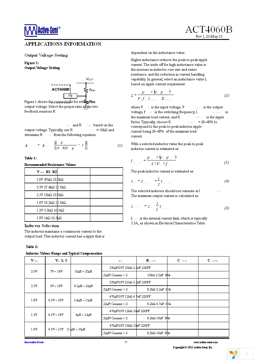 ACT4060BSH-T Page 7