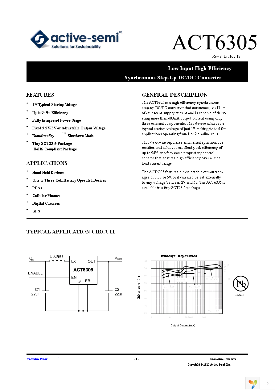 ACT6305UC-T Page 1