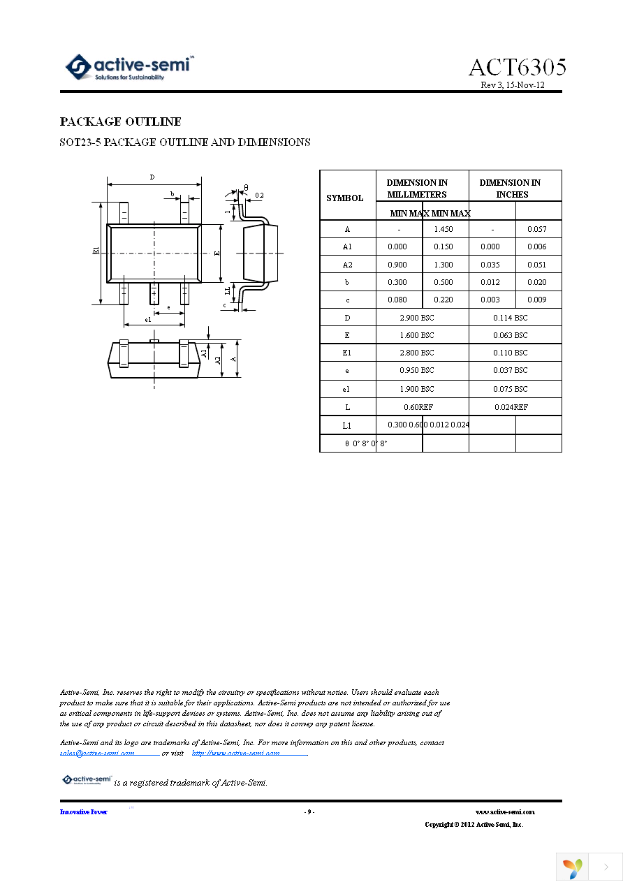 ACT6305UC-T Page 9