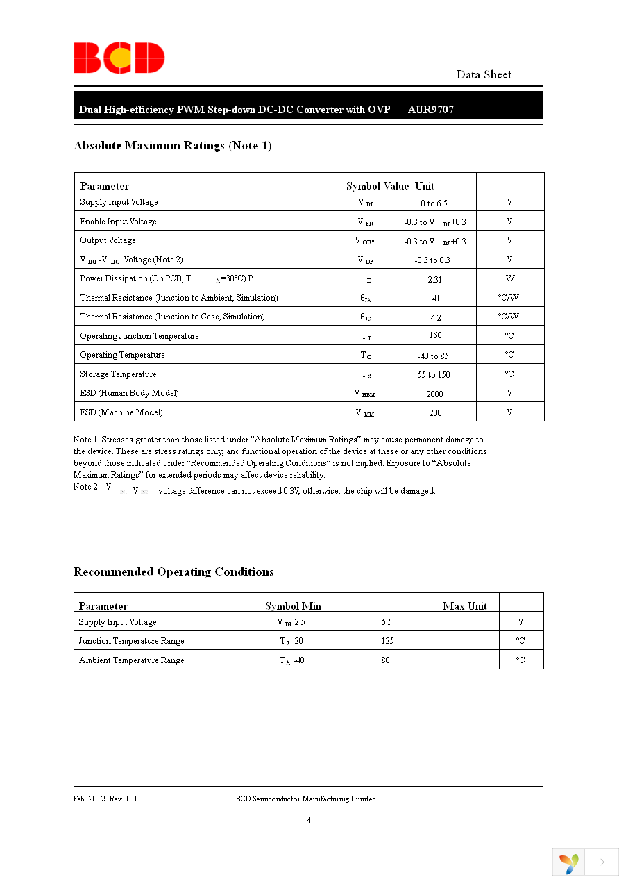 AUR9707AGD Page 4