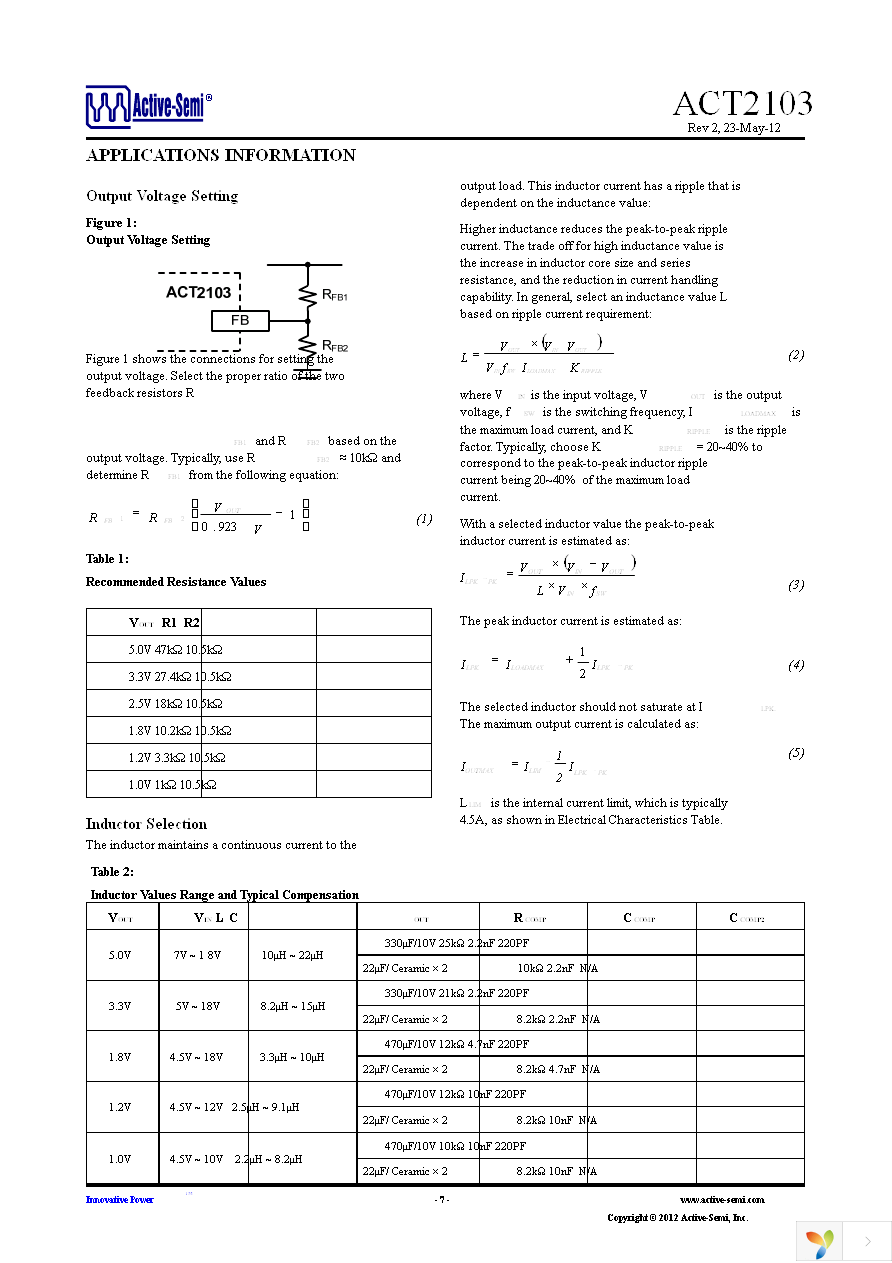 ACT2103YH-T Page 7