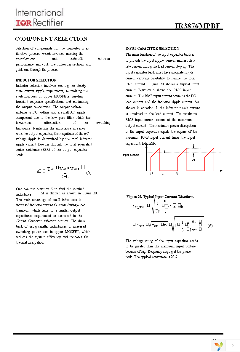 IR3876MTRPBF Page 14