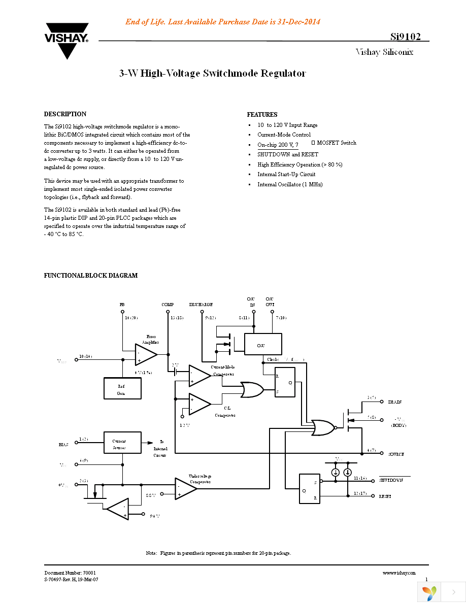 SI9102DN02-T1-E3 Page 1