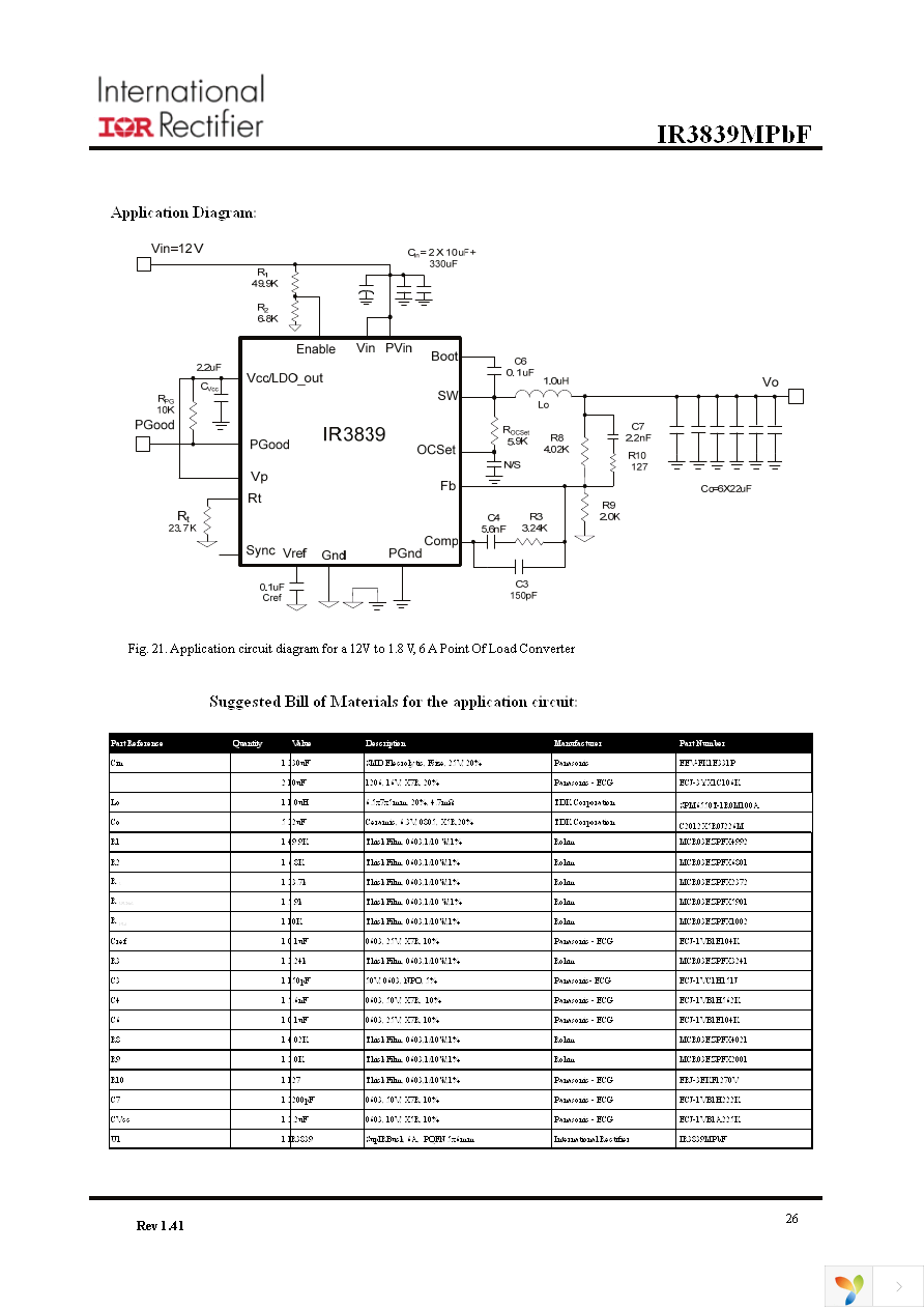 IR3839MTRPBF Page 26