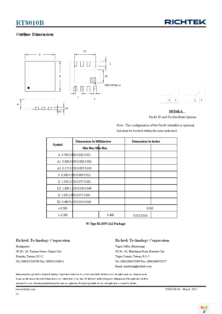 RT8010BGQW Page 12