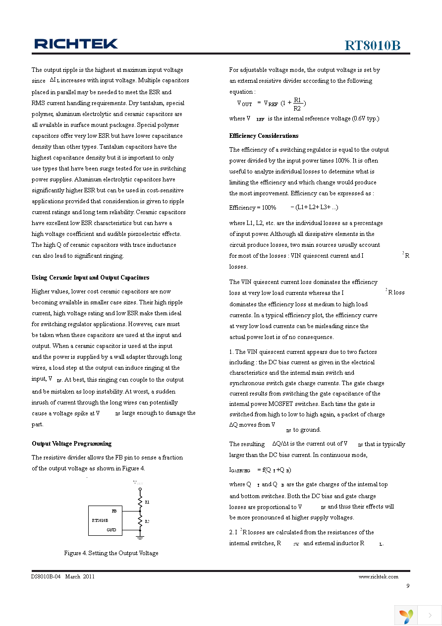 RT8010BGQW Page 9