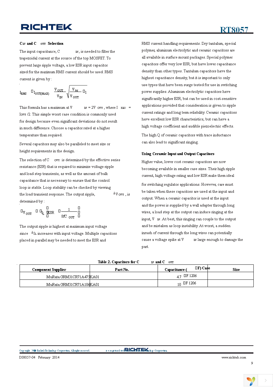 RT8057GQW(2) Page 9