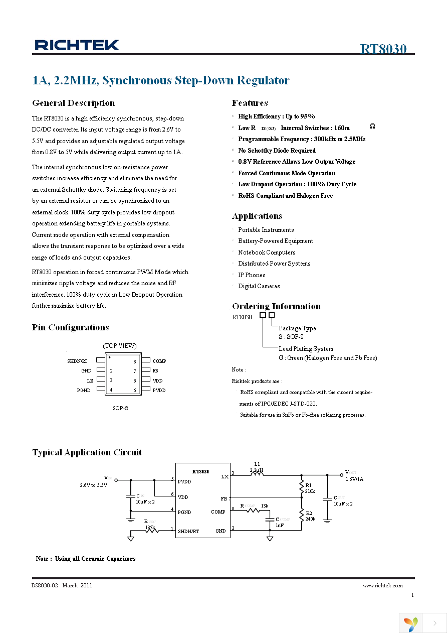 RT8030GS Page 1