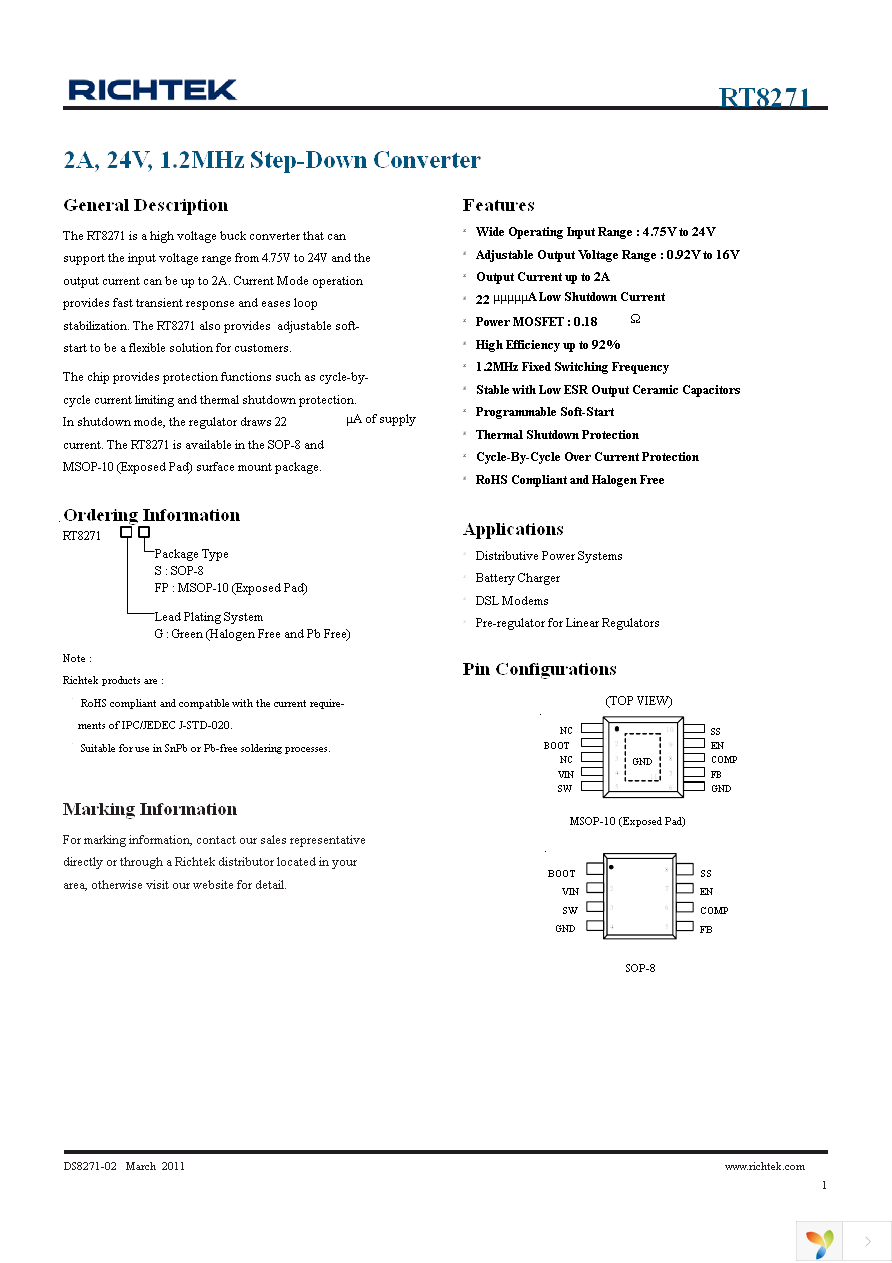 RT8271GFP Page 1