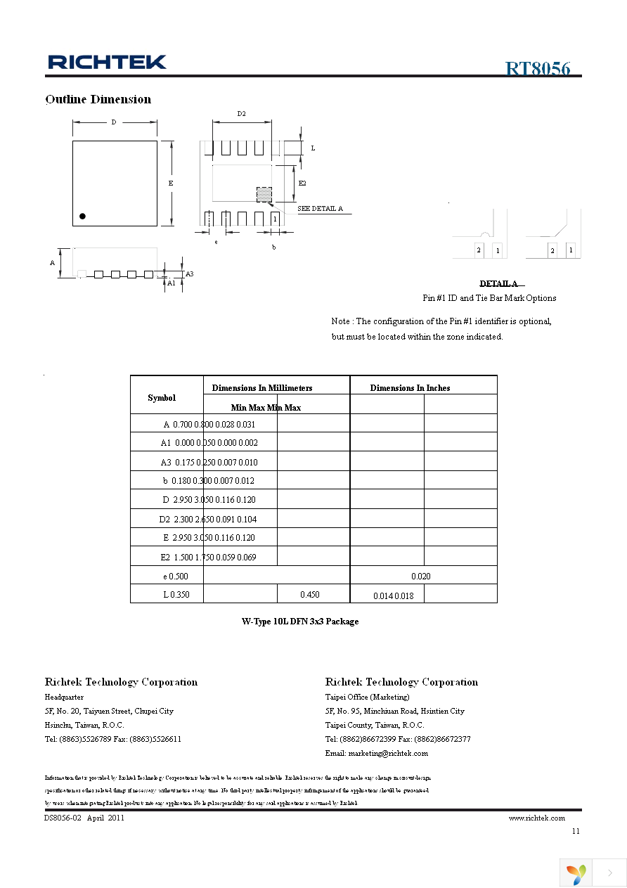 RT8056GQW Page 11