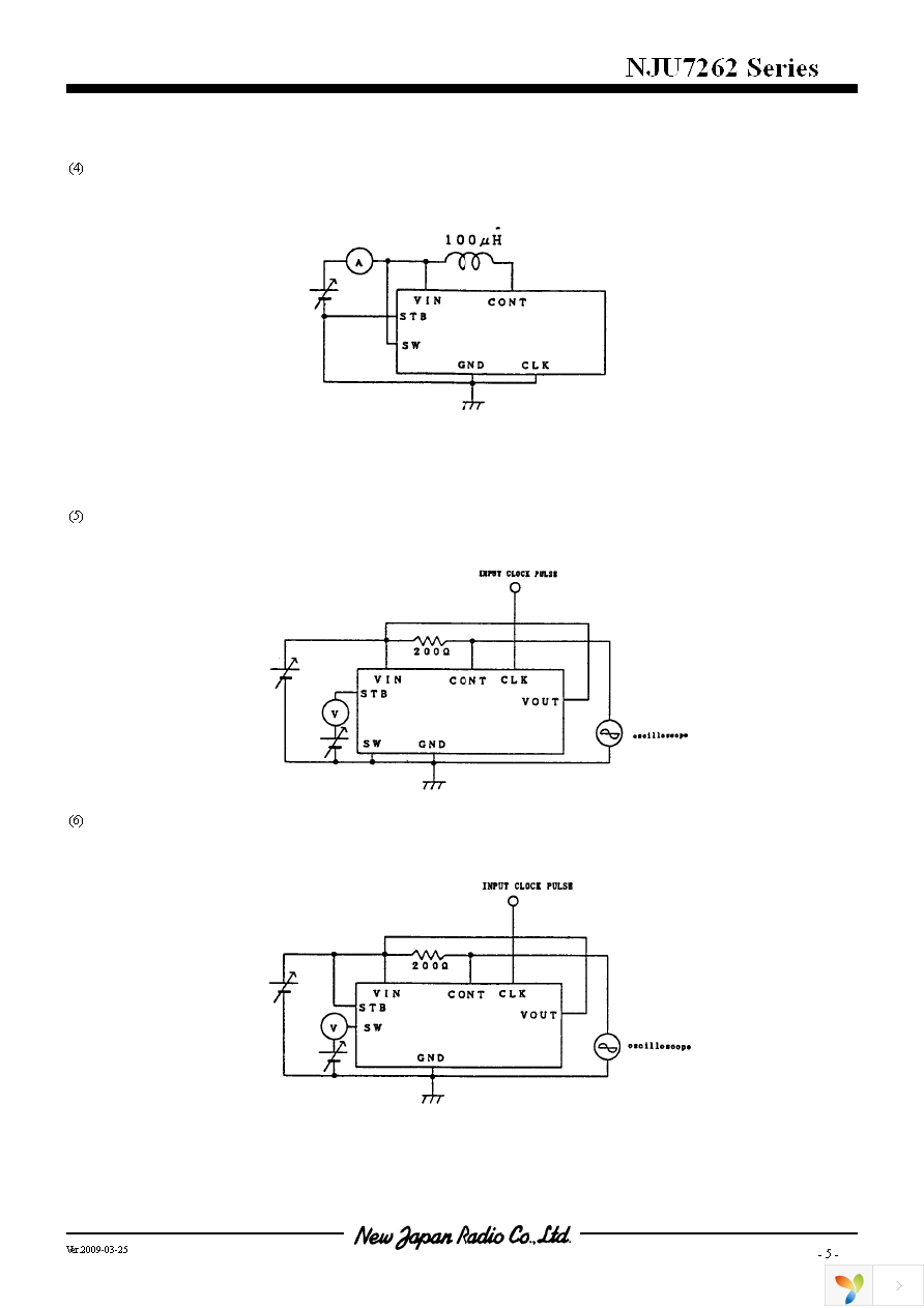 NJU7262M30 Page 5