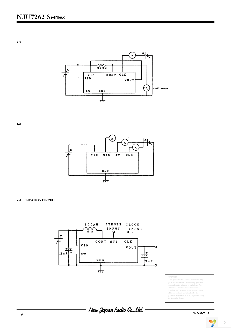 NJU7262M30 Page 6