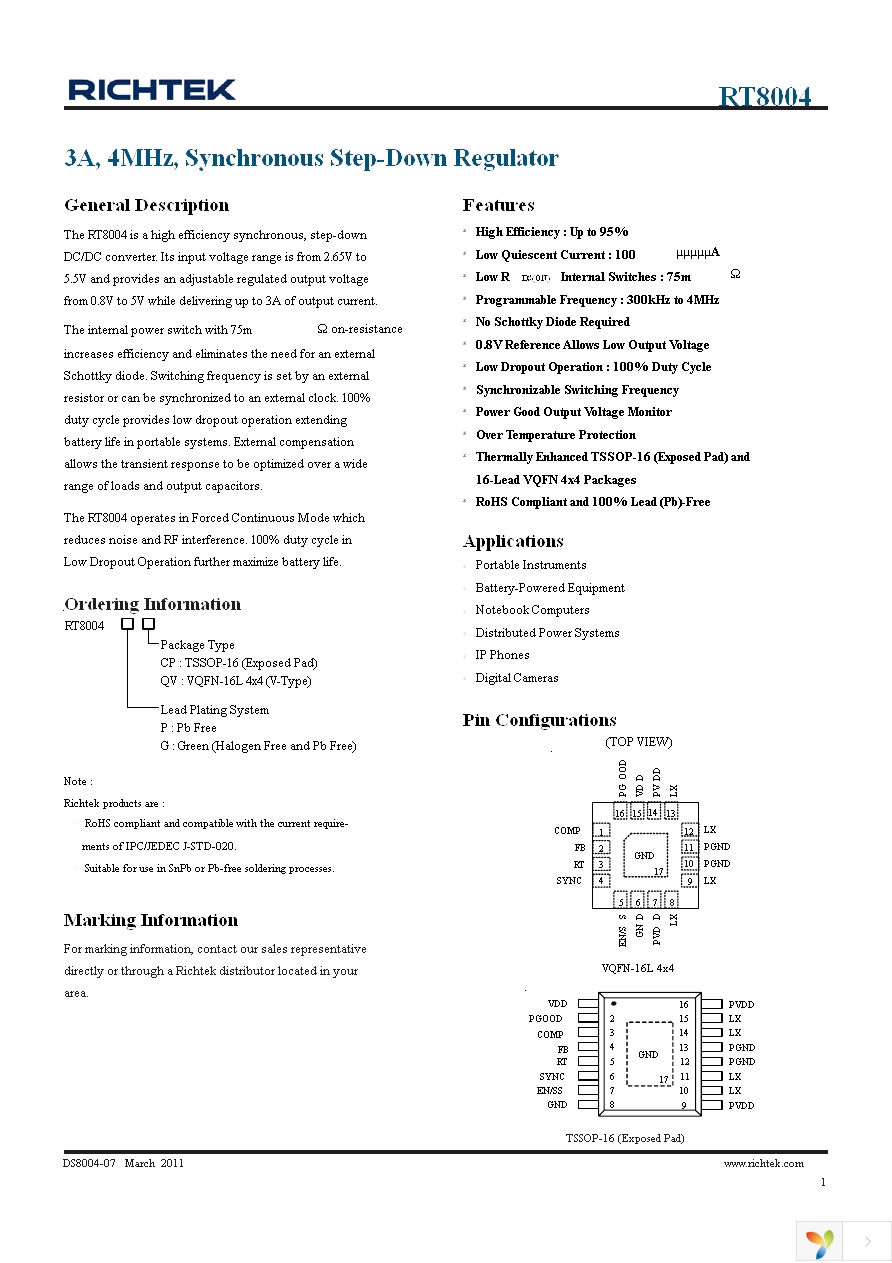 RT8004GCP Page 1