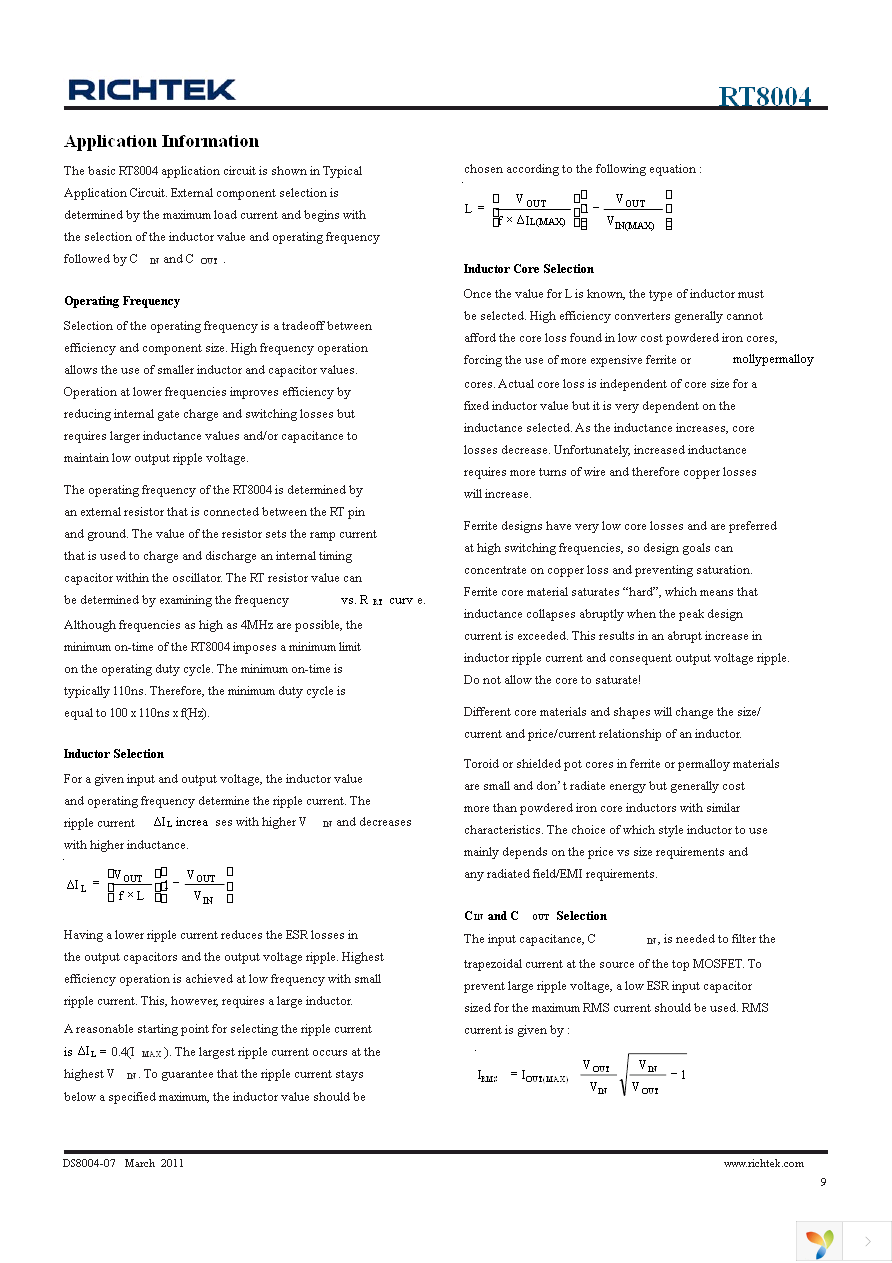 RT8004GCP Page 9