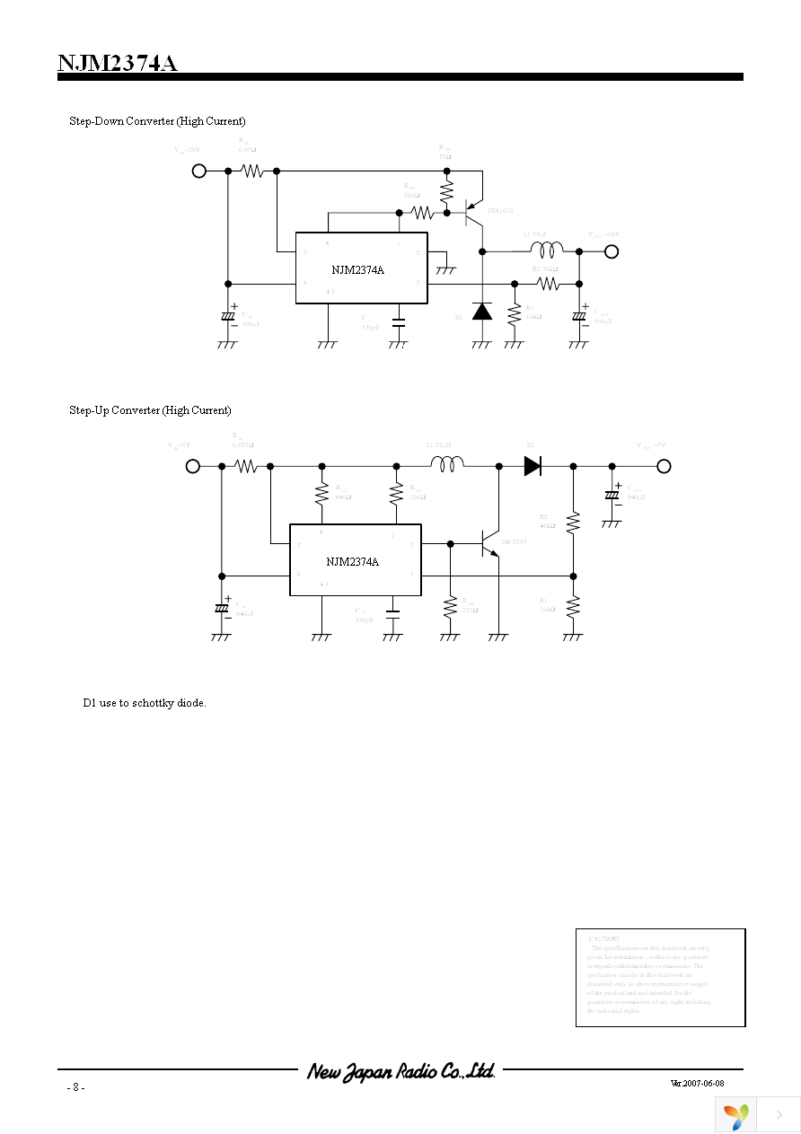 NJM2374AD Page 8