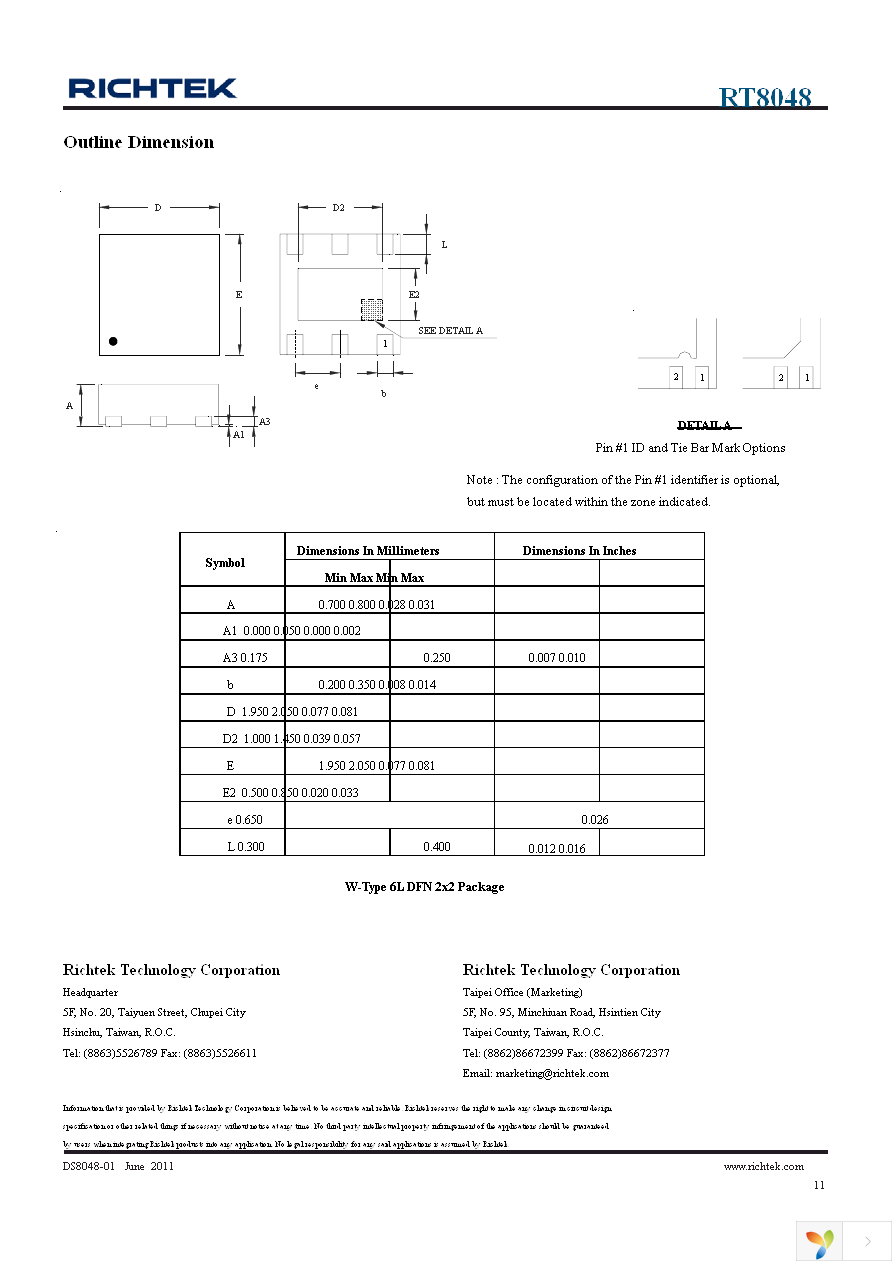 RT8048ZQW Page 11