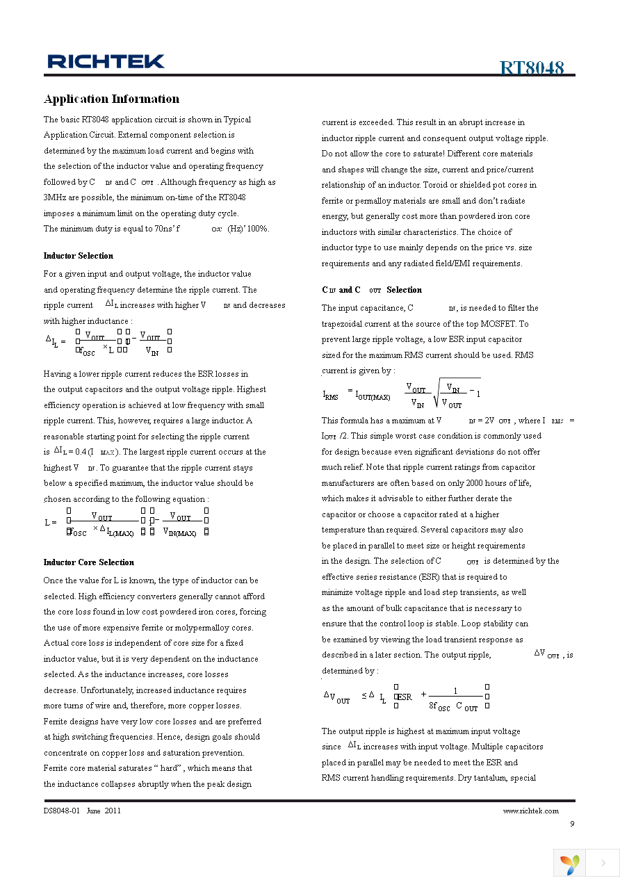 RT8048ZQW Page 9