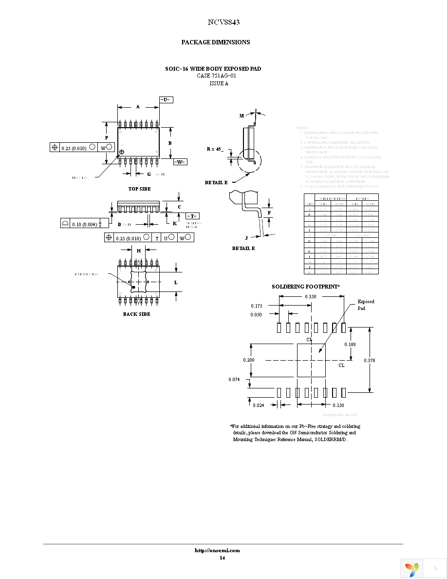 NCV8843PWR2G Page 14