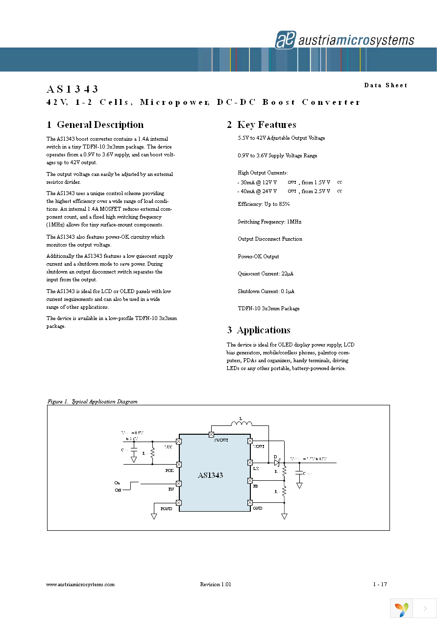 AS1343A-BTDT-10 Page 1