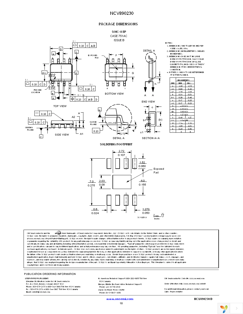 NCV890230PDR2G Page 18