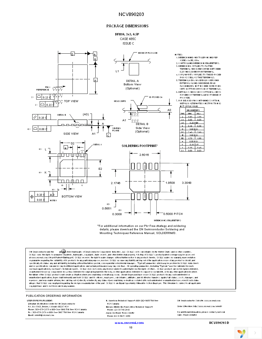 NCV890203MWTXG Page 18