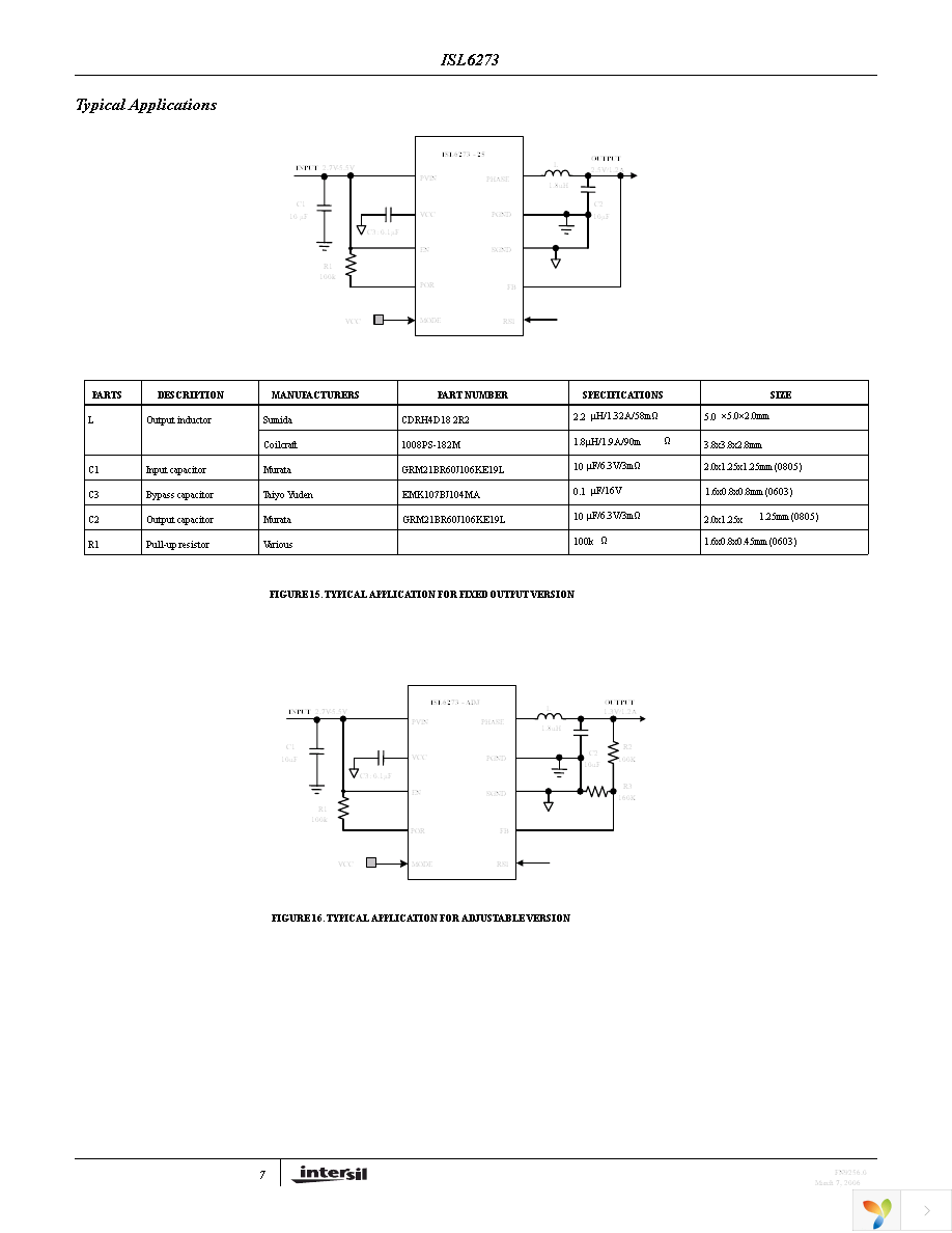 ISL6273IRZ Page 7