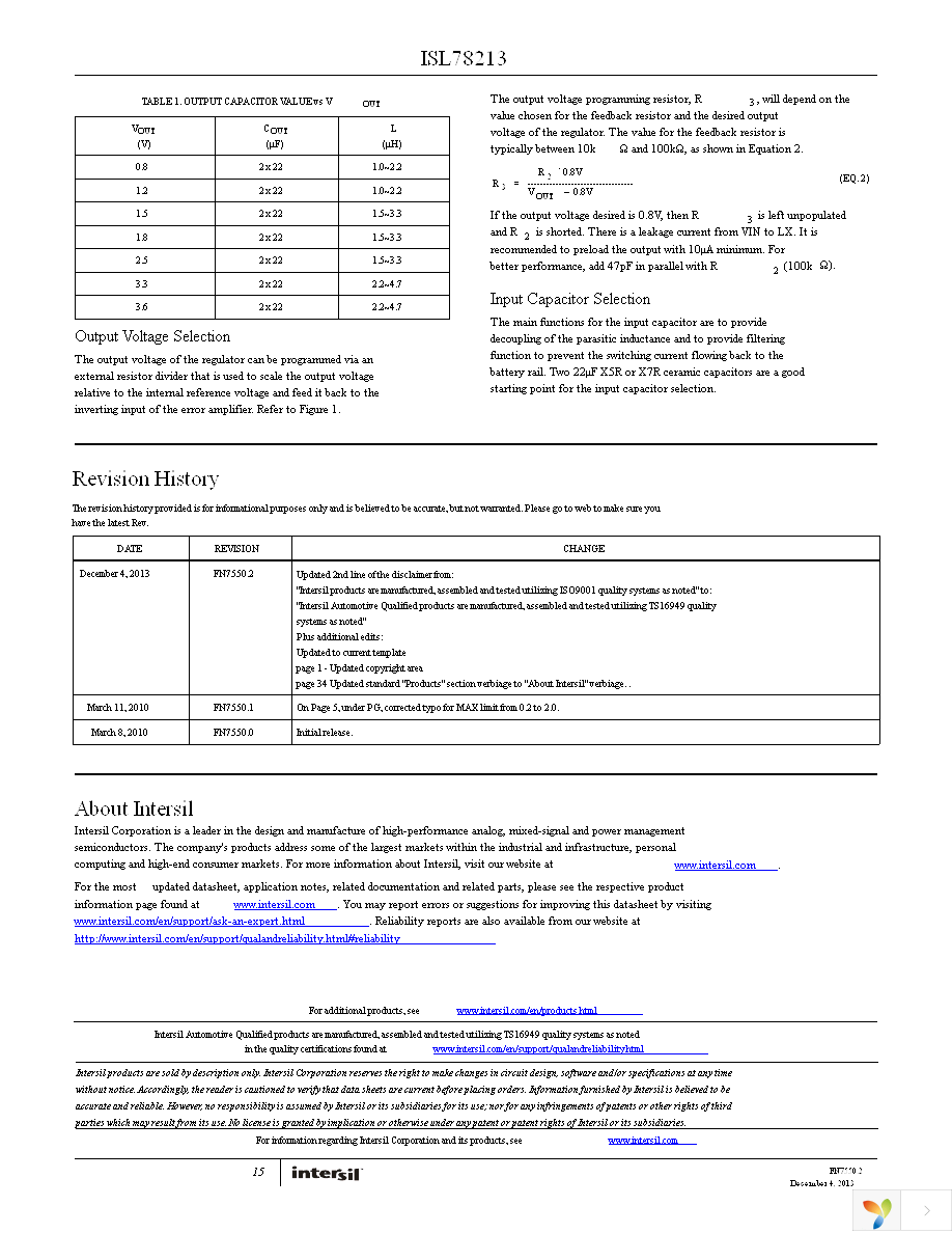 ISL78213ARZ-T Page 15