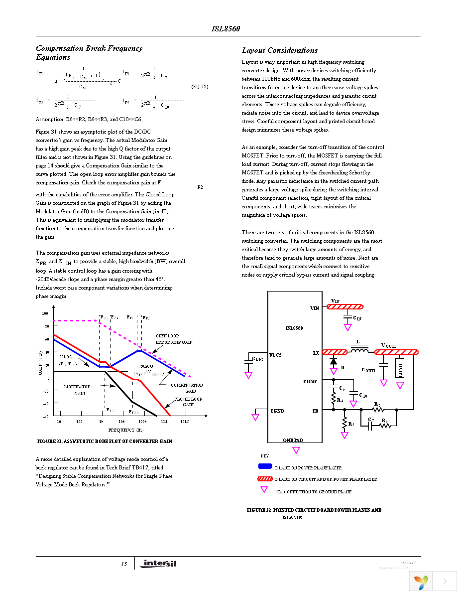 ISL8560IRZ-T Page 15